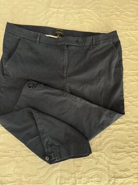 Talbots Navy Chino Skimmer Pants